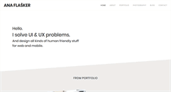 Desktop Screenshot of anaflasker.com